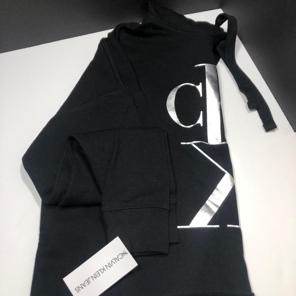 NEW🔥CALVIN KLEIN CROPPED HOODIE - Picture 3 of 9
